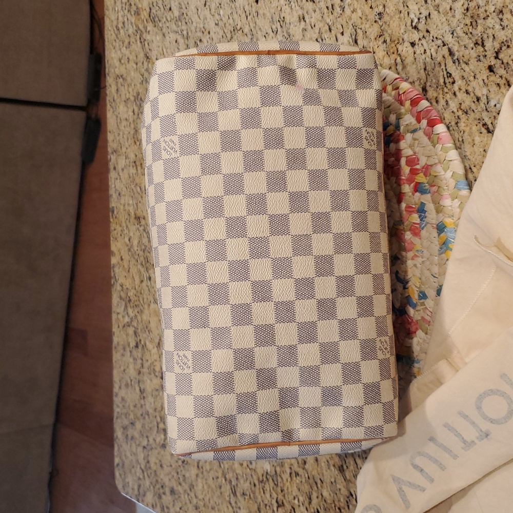 Louis Vuitton Damier Azur Speedy 30 & Dustbag in Excellent Condition - Picture 12 of 13